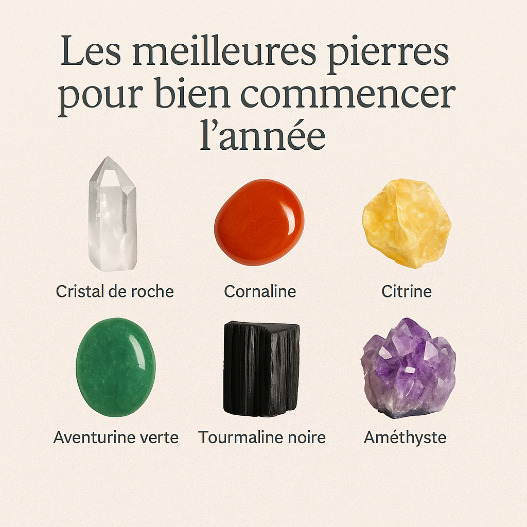 Les meilleures pierres pour bien commencer l’année