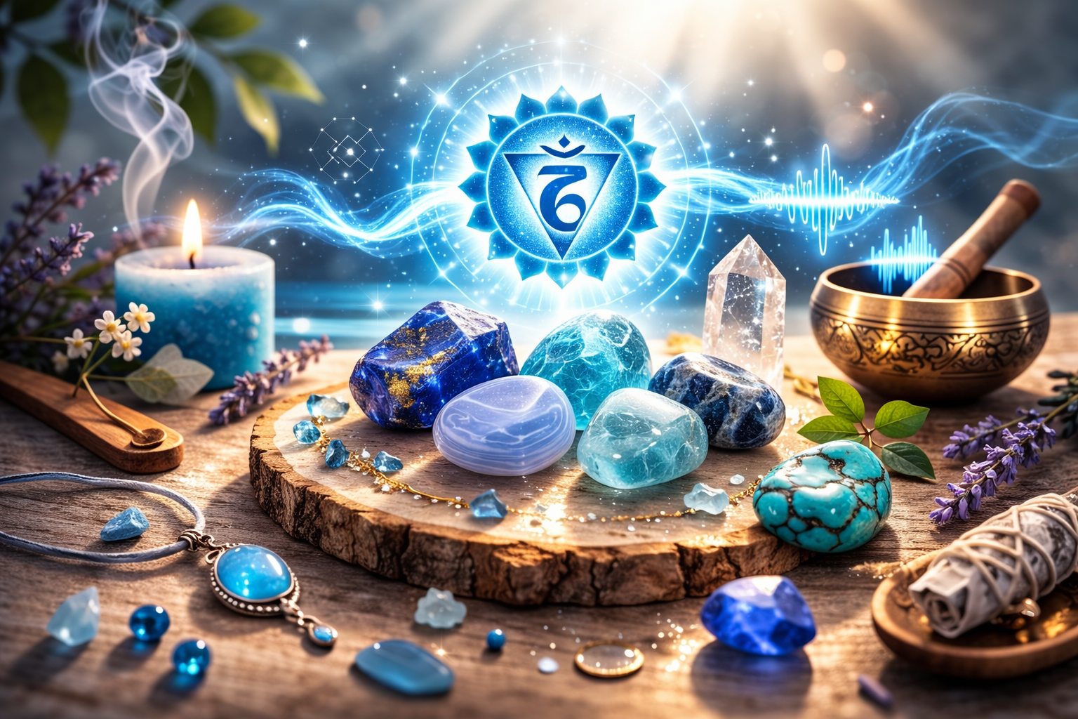 Les pierres du chakra de la gorge | Communication & expression