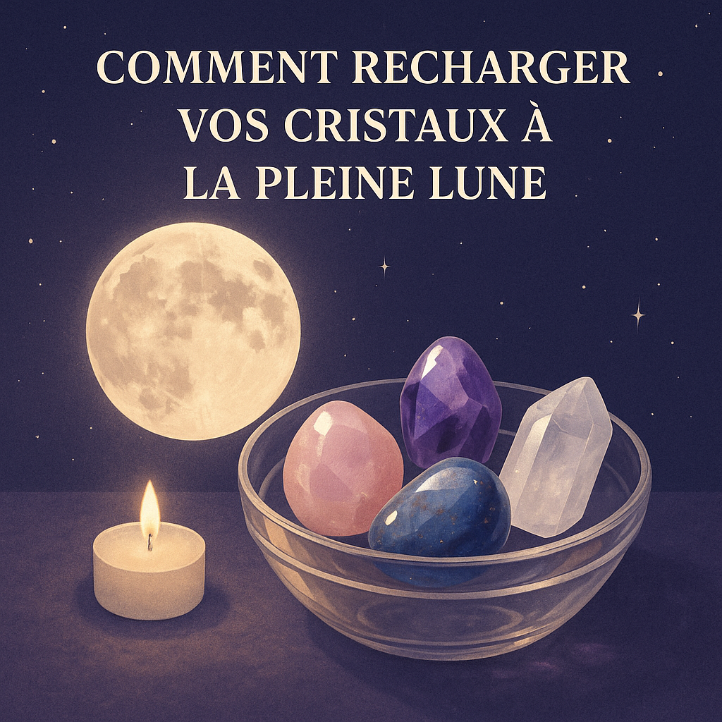 Pierres et Pleine Lune : Rituels pour Recharger Vos Cristaux