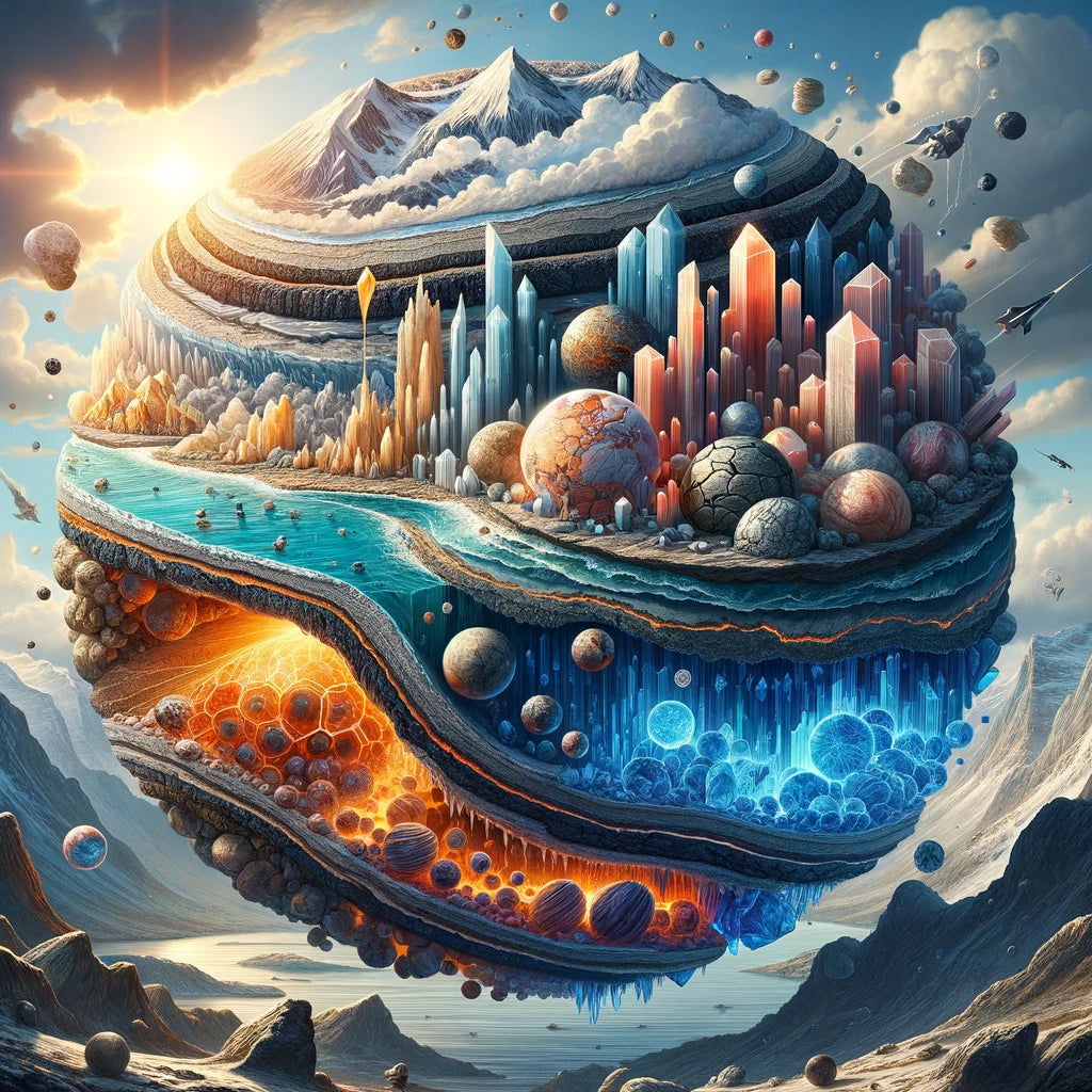 Le Fascinant Processus de Formation des Pierres : Un Voyage à Travers les Éons