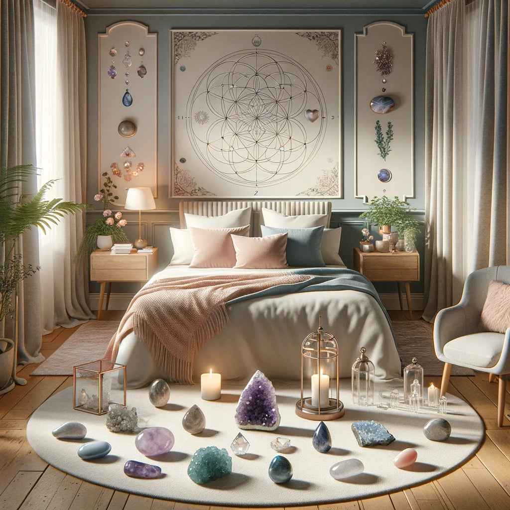 Créez un Sanctuaire de Sérénité : La Lithothérapie dans la Décoration de votre Chambre