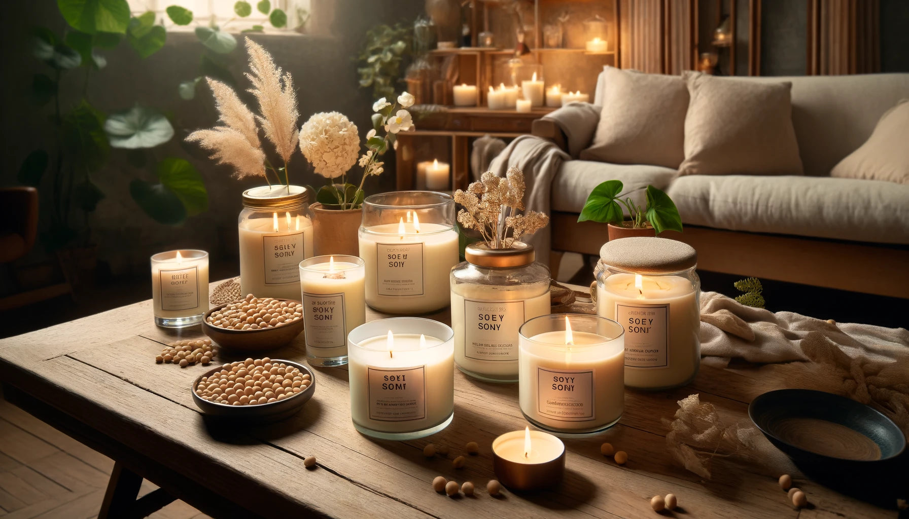 Lumière Douce et Bien-Être : Découvrez les Avantages de la Cire de Soja dans les Bougies