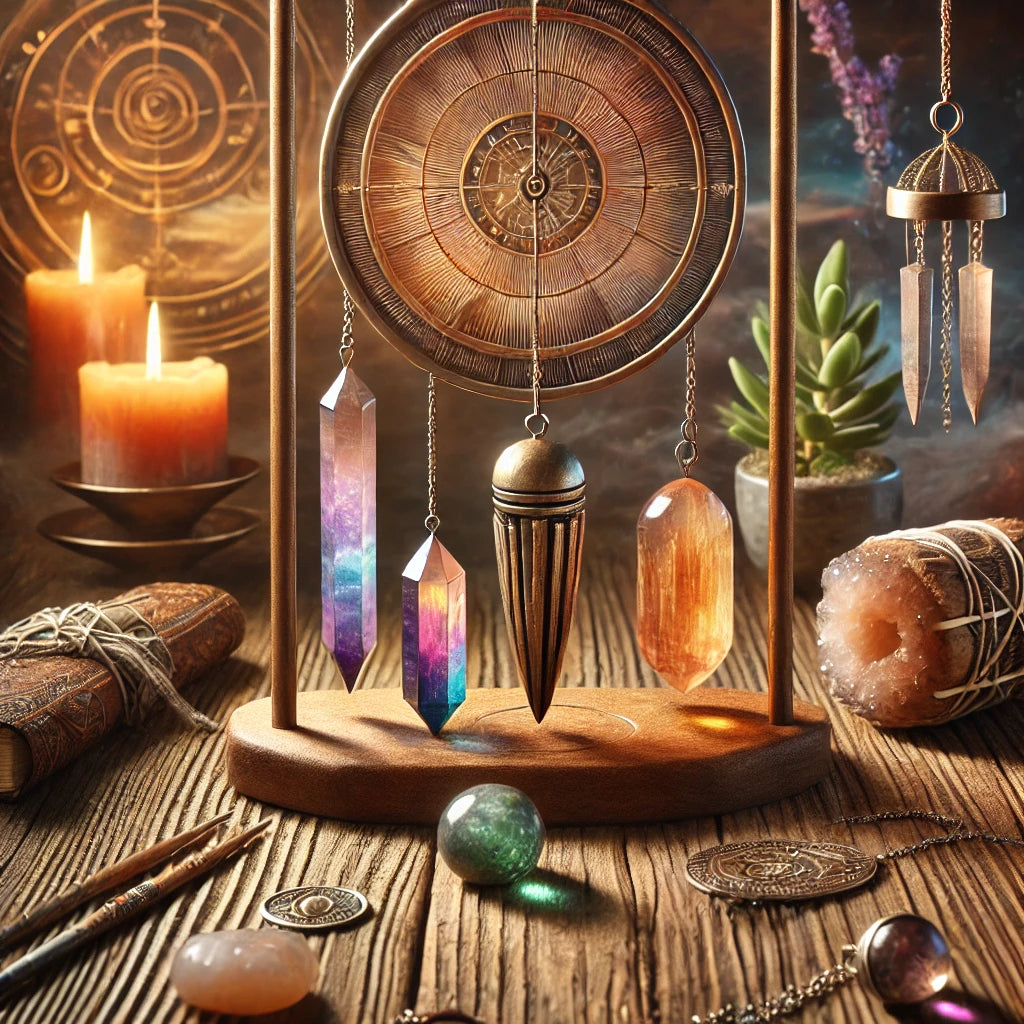 La différence entre les pendules en métal, bois et pierre : lequel choisir ?