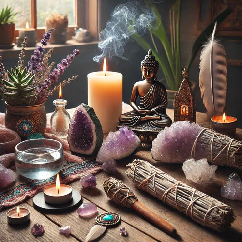 Comment créer un autel spirituel avec vos pierres et accessoires