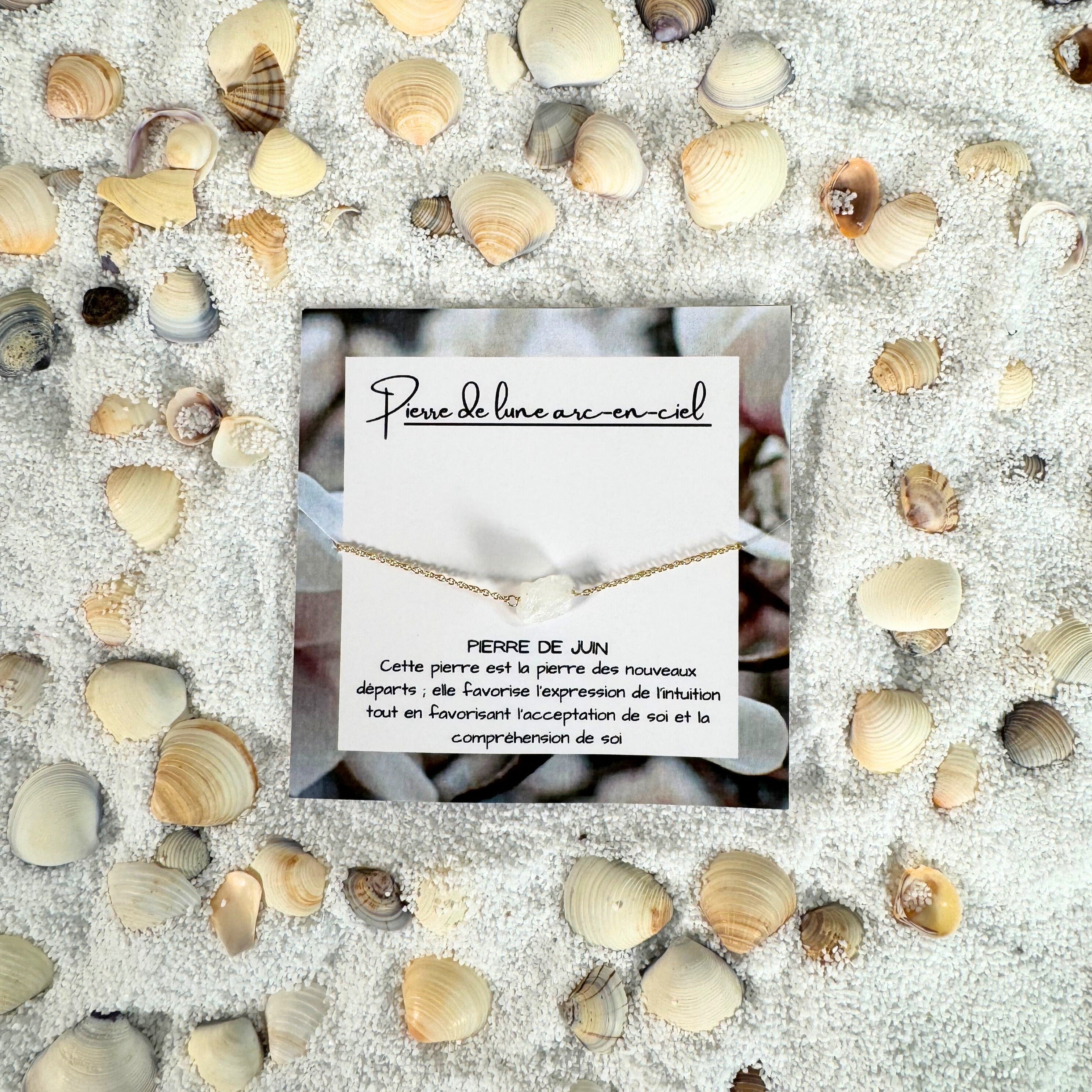Bracelet de Juin : Magie de la Pierre de Lune Arc-en-ciel - Pierre de Naissance