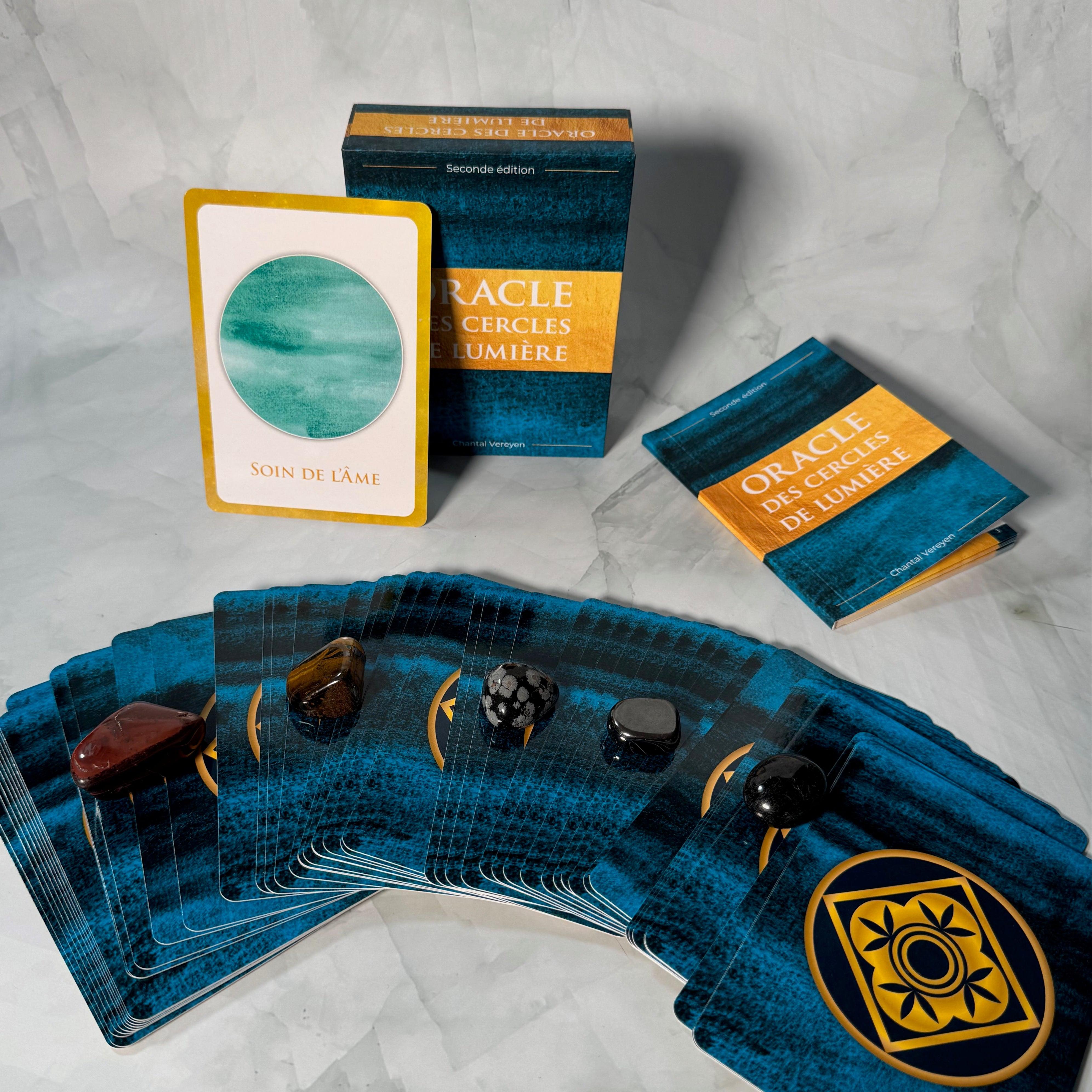 Oracle des cercles de lumière & Coffret Protection 5 pierres