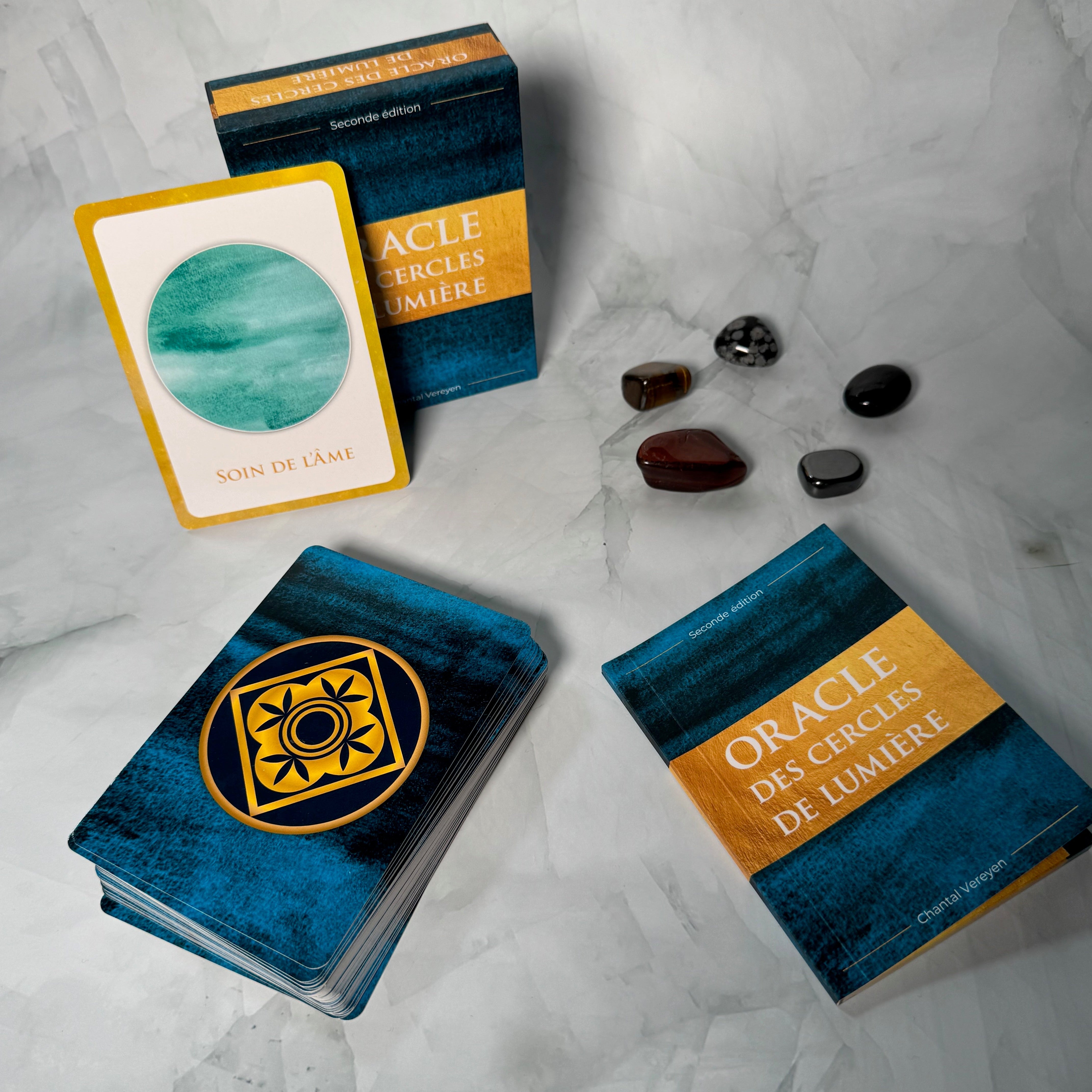 Oracle des cercles de lumière & Coffret Protection 5 pierres