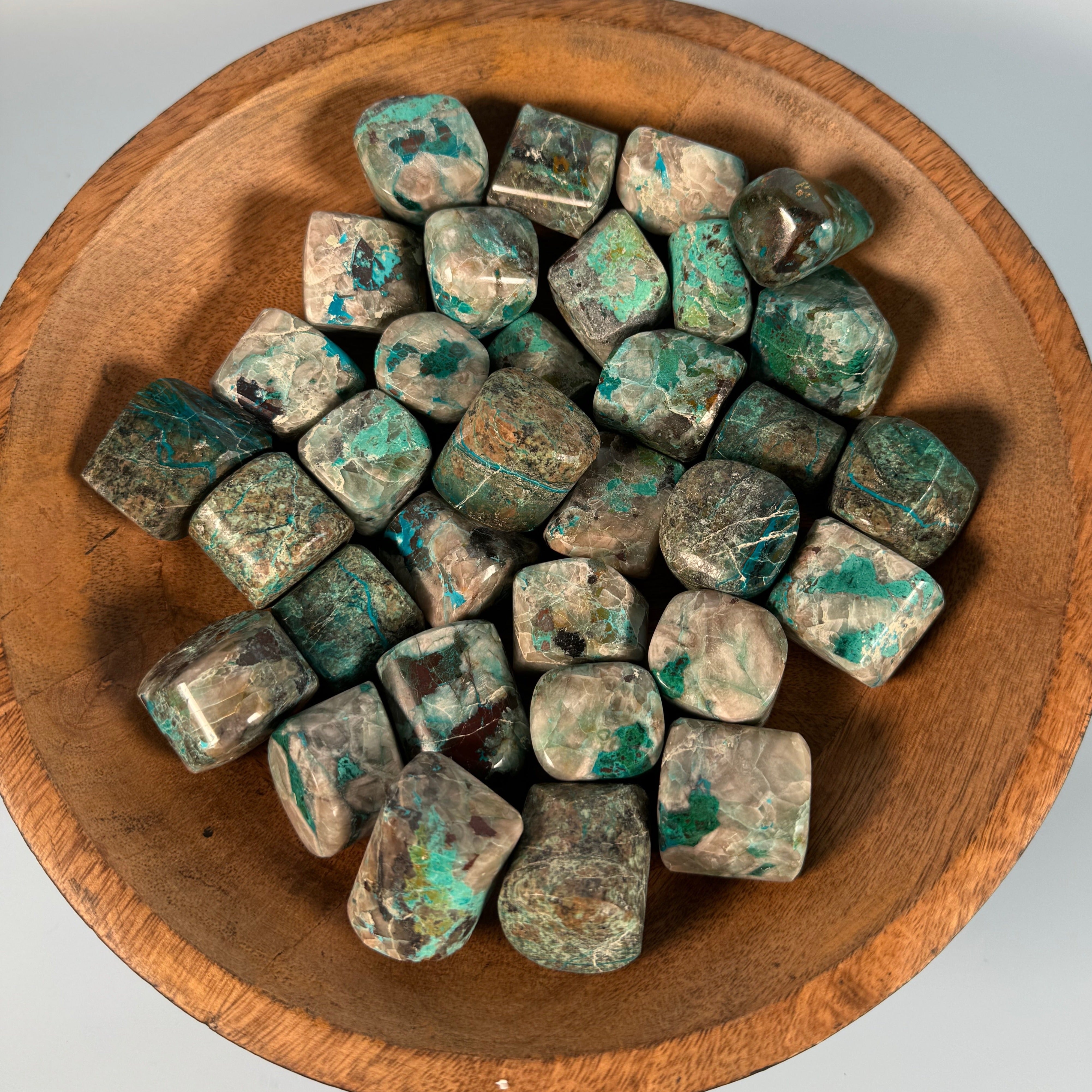 Chrysocolle sur quartz