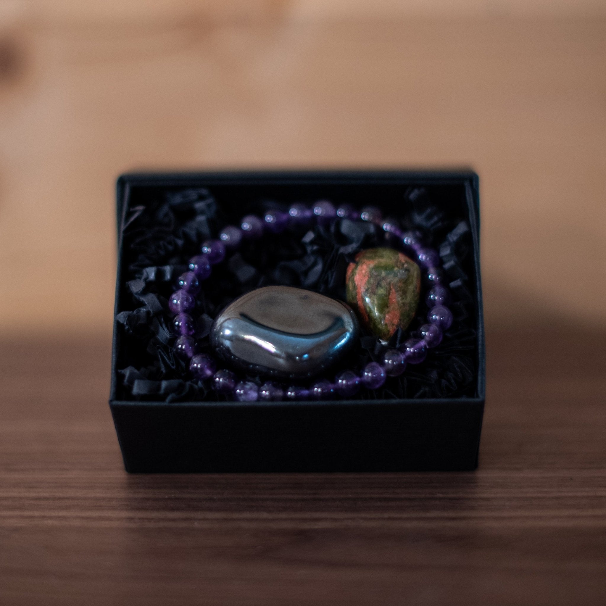 Box Gestion du stress - Pierre naturelle de lithothérapie - Chantal Vereyen