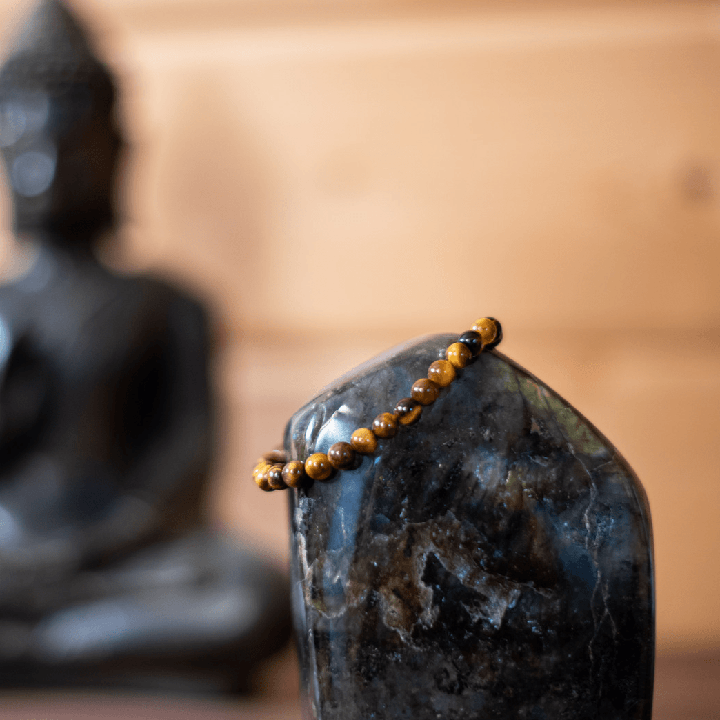 Bracelet Oeil de Tigre - Pierre naturelle de lithothérapie - Chantal Vereyen