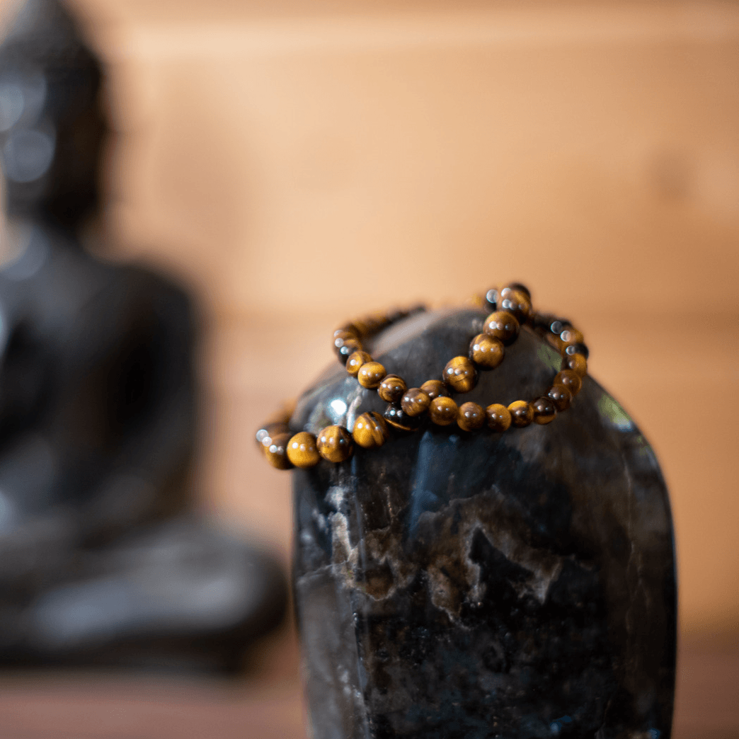 Bracelet Oeil de Tigre - Pierre naturelle de lithothérapie - Chantal Vereyen