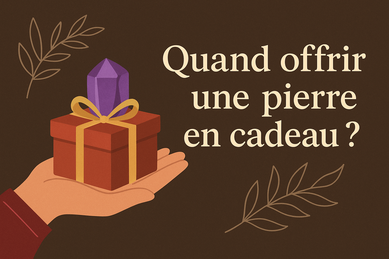 Quand Offrir une Pierre en Cadeau et Laquelle Choisir ?