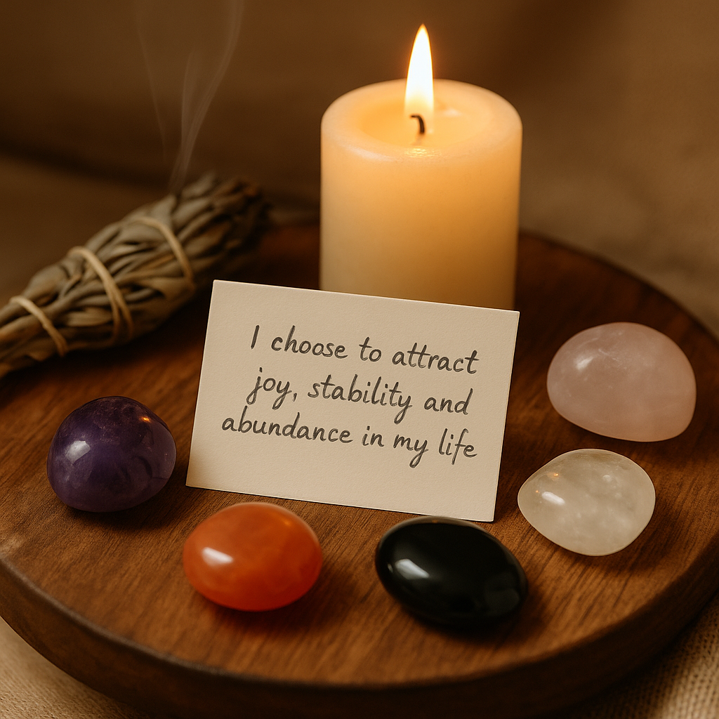 Créer ses intentions avec la lithothérapie | Rituel énergétique & bien-être