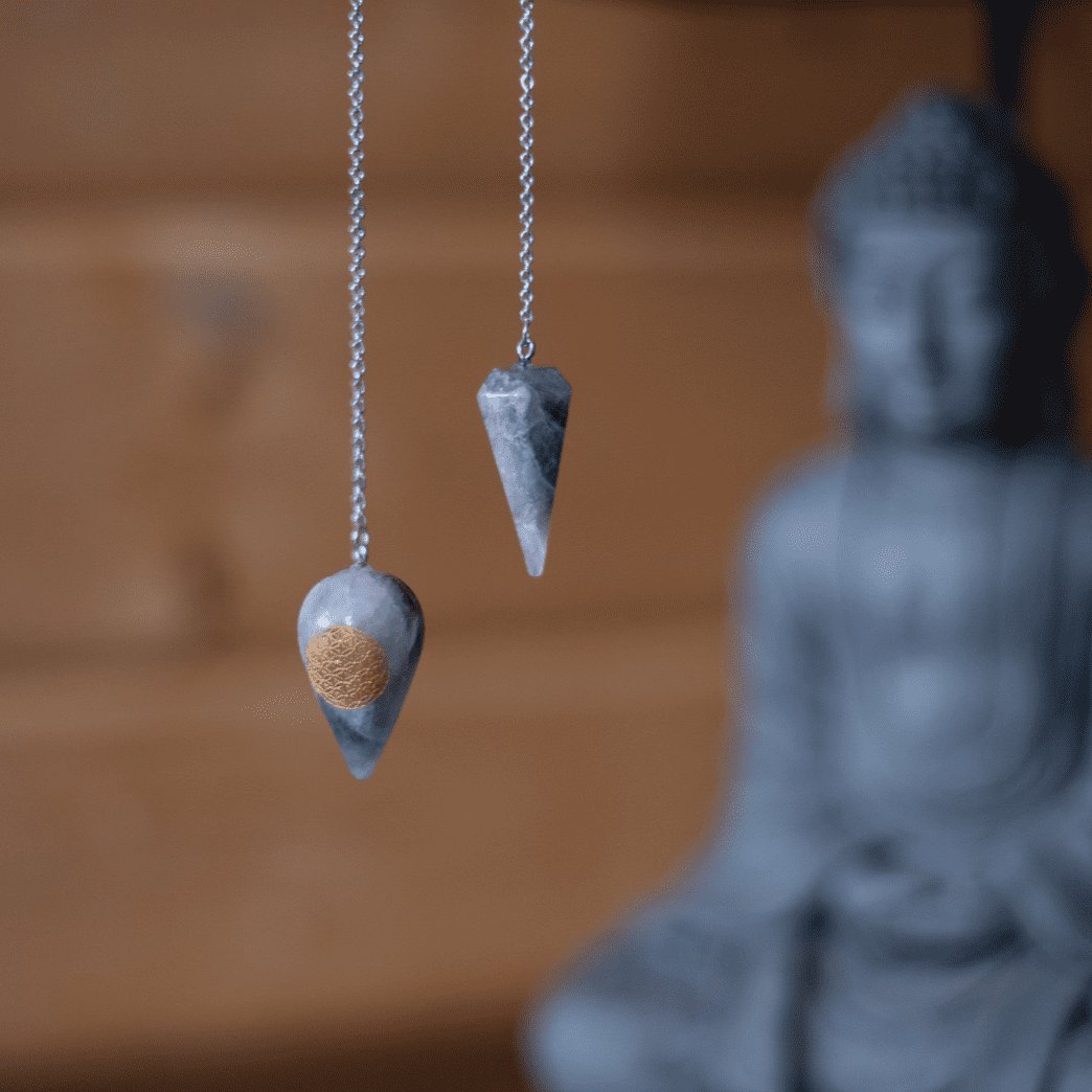 Pendules divinatoires en pierres naturelles de lithothérapie
