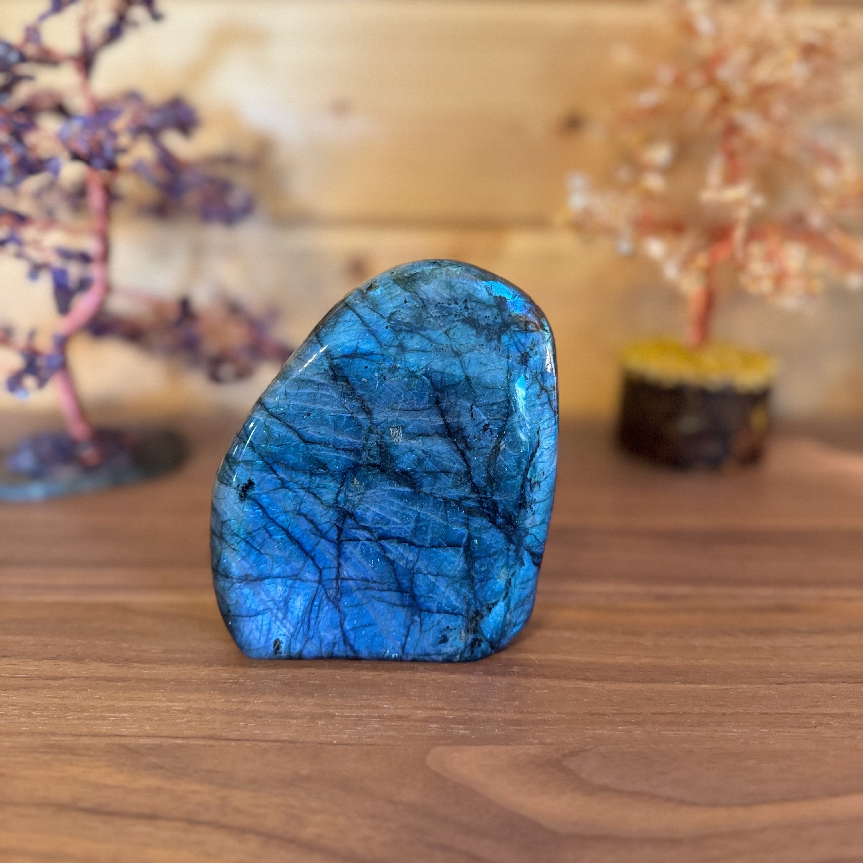 Labradorite bleue complètement polie n°4