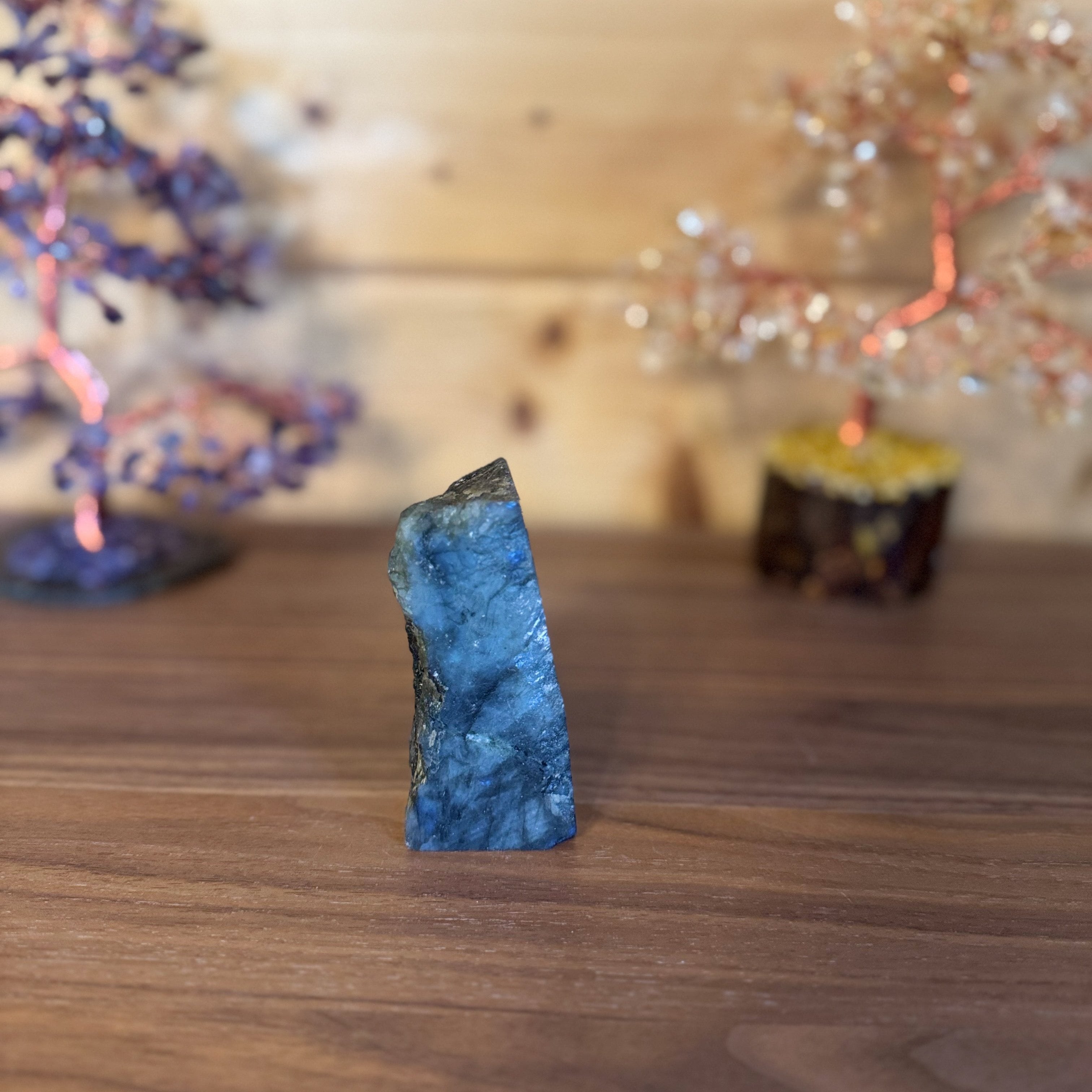 Labradorite bleue 1 face polie n°32