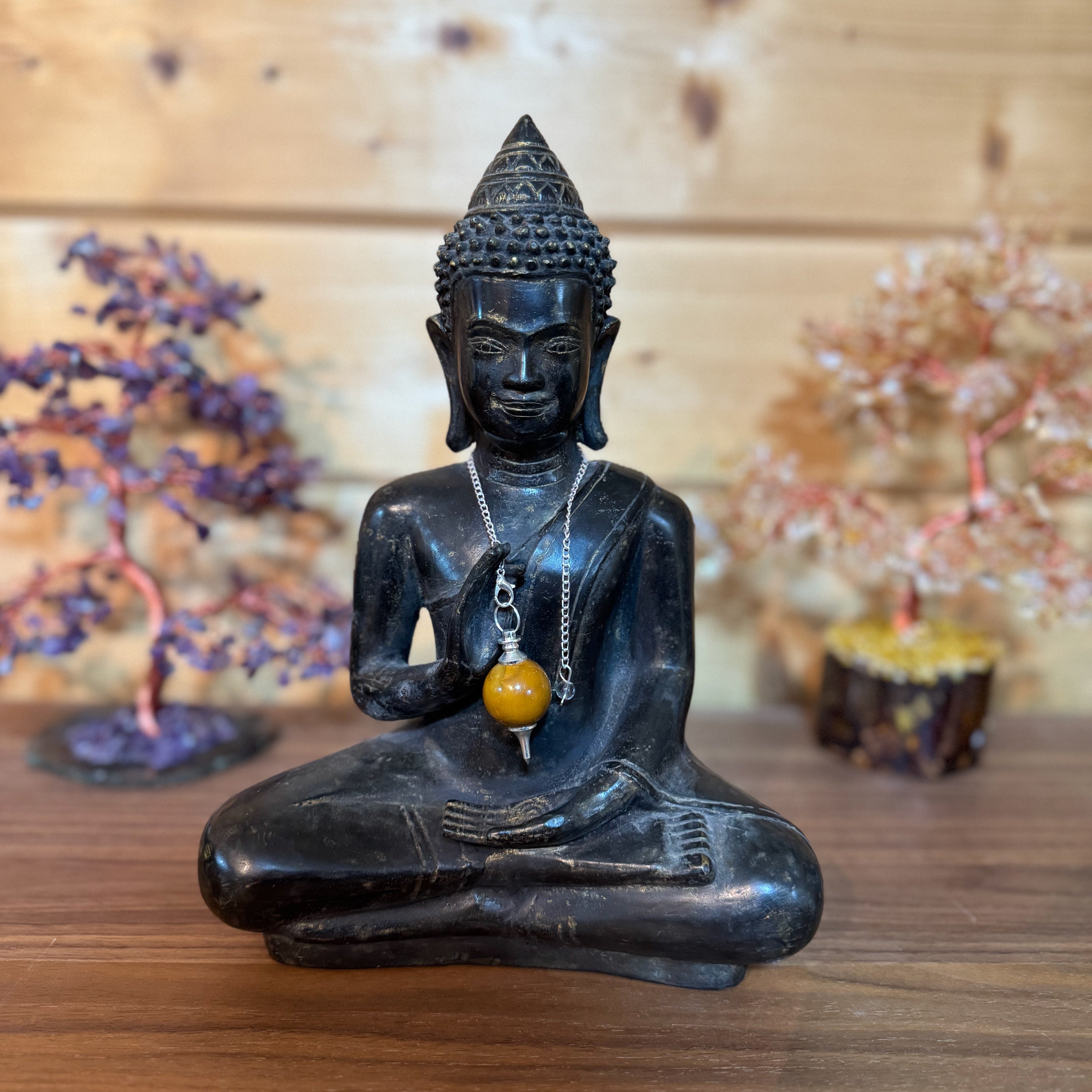 Multicolored Mokaite Pendulum