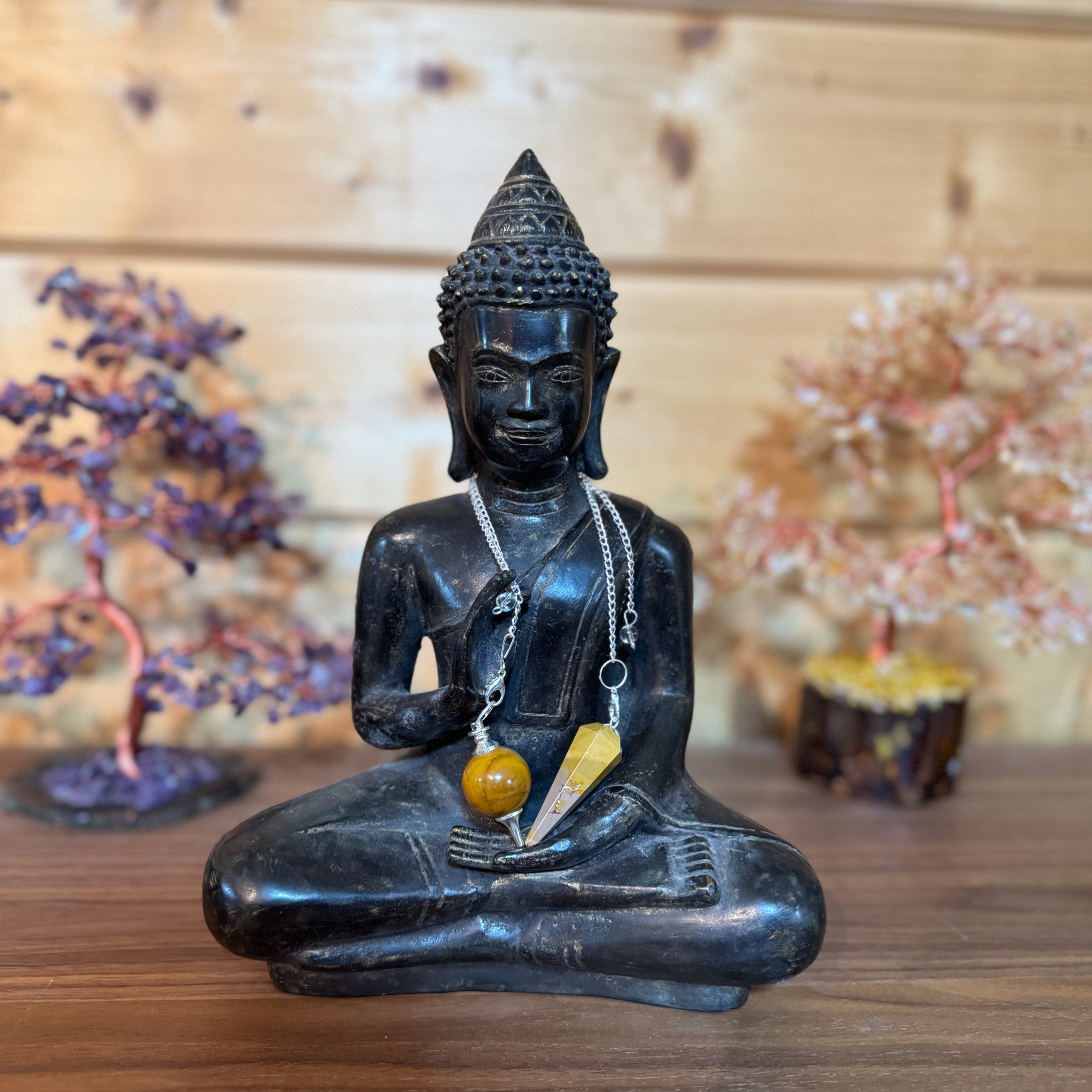 Multicolored Mokaite Pendulum